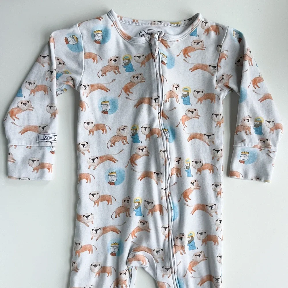 Holy‎ Pals Daniel & The Lions Den Pajama Footie Sleeper 18-24 Months